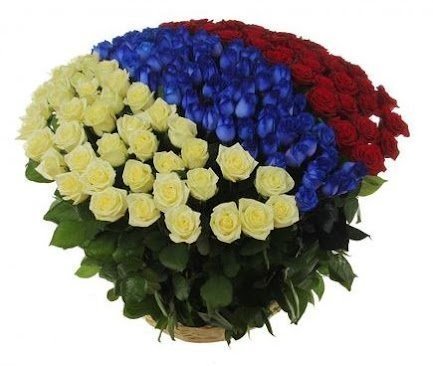 Корзины из живых цветов (от 25 тыс.руб)