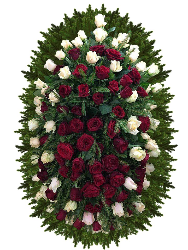 Венки из живых цветов (от 25 тыс.руб)