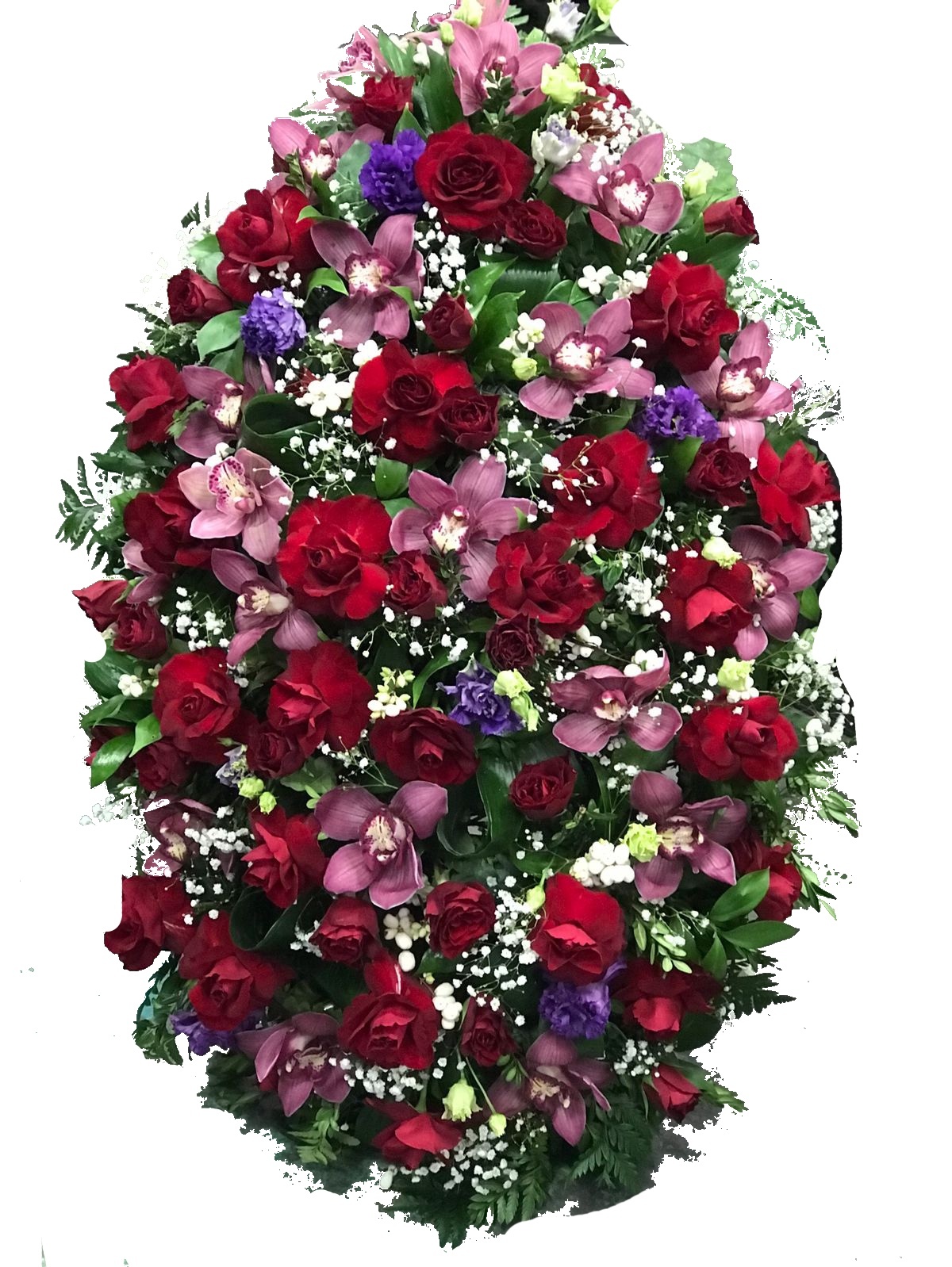Венки из живых цветов (от 25 тыс.руб)